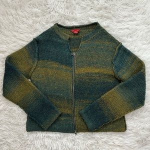 Sundance Women’s Wool Zip Up V-Neck Jacket Size Small